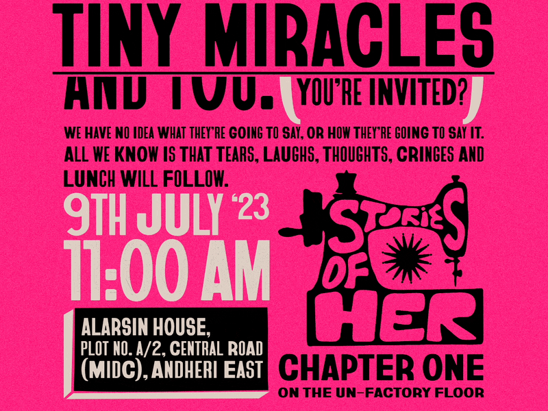 A Web Invite for Tiny Miracles